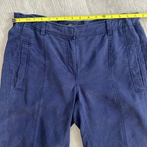 Eileen fisher • Tencel elastic waist ankle button tapered crop pants size Small - Picture 12 of 13